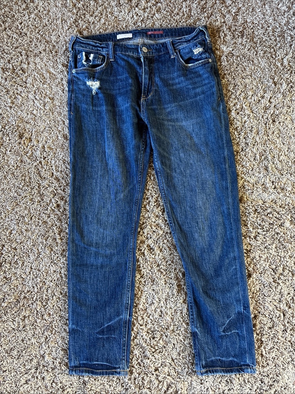 Anthropologie Pilcro The Heritage Boyfriend Women’s Jeans Size 26 Distressed